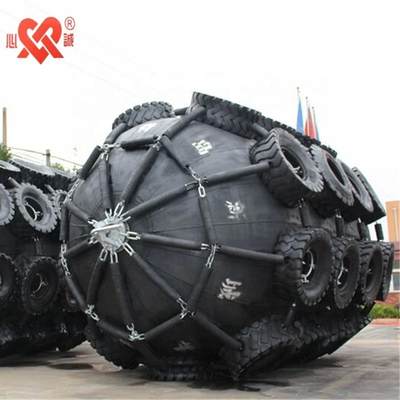 Black Flexible Marine Pneumatic Fenders with Durability Easy Maintenance and Simple Installation