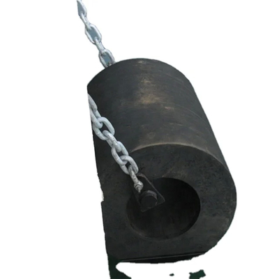 High Capacity Cylindrical Rubber Fenders For Impact Protection 10-1000kg