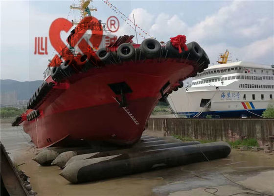 5-6layers Marine Rubber Airbags Ship Landing Cylindrical Type