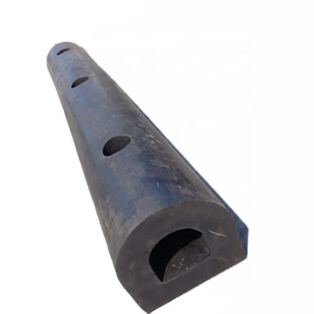 D shaped Solid Rubber Fenders Impact Absorbing Rubber Fender for Docks