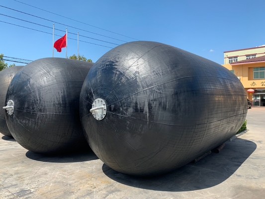 0.5-4.5m Diameter Yokohama Marine Fender With Low Reaction Force And 2 Years Guarantee