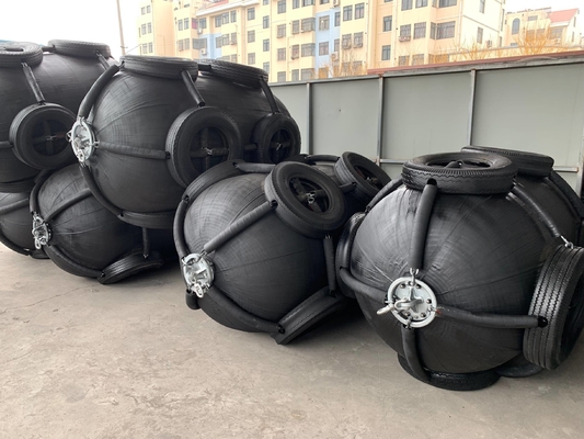 Vessel 50kPa 80kPa Yokohama Marine Fender With 2 Years Guarantee Period
