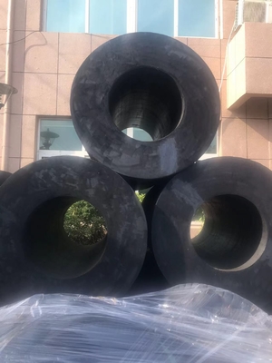 High Energy Absorption Rubber Cylindrical Fenders Weather Corrosion Resistant
