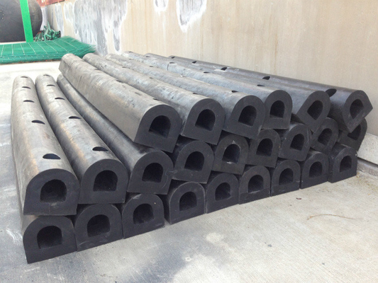 D Type Solid Rubber Fender For Impact Energy Absorption