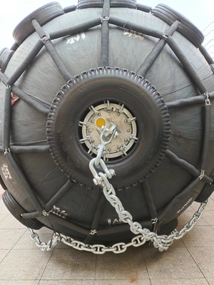 0.5-4.5m Diameter Yokohama Marine Fender With Low Reaction Force And 2 Years Guarantee