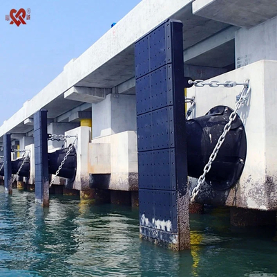 Step Drawing Format Cone Rubber Fender Custom Design Weather Resistance For Port