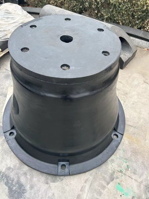 Step Drawing Format Cone Rubber Fender Custom Design Weather Resistance For Port