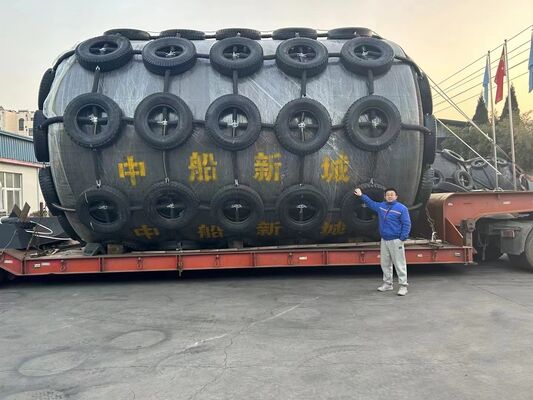 24 Months Period Foam Filled Fenders D3.0m X L5.0m Deflection 60 Percent Durable Marine Dock Protection Solution