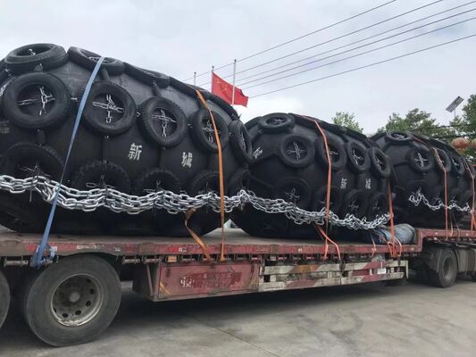 Flame-retardant pneumatic rubber fenderHigh Pressure Technology 10 Years Design Using Life