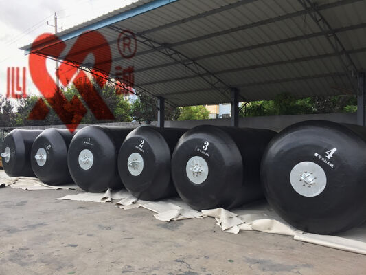 Solid EVA Foam Filled Fenders Offering No Marks Surface Protection for Harbors and Marine Vessels Backed by 24 Months