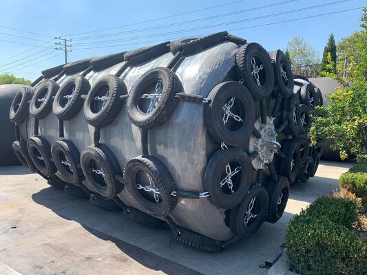 Solid EVA Foam Filled Fenders Offering No Marks Surface Protection for Harbors and Marine Vessels Backed by 24 Months
