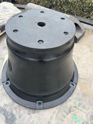 SGS Approved Cone Rubber Fenders Providing Hardness 60-70 Shore A and Weather Resistance Ideal for Marine Berthing Systems