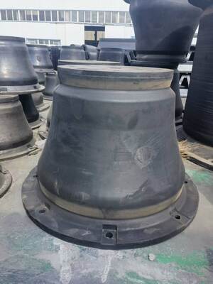 Lifespan 15 to 20 Years Cone Rubber Fender ABS Certified Marine Dock Bumper for Vessel Impact Absorption and Protection