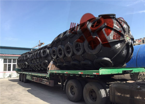 BV 3.3m Diameter Marine Dock Bumpers Fenders Cylindrical Rubber Fenders