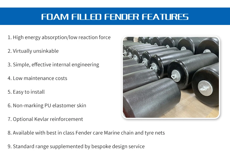 Foam Filled Fenders for The Harbor, Offshore and Ship-to-Ship Application