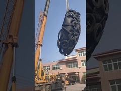 Yokohama rubber fender loading into container