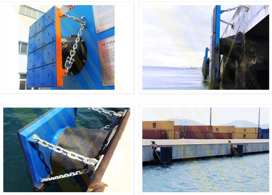 Extrusion Process Marine Rubber Fenders High Pressure Technology 10 Years Design Using Life