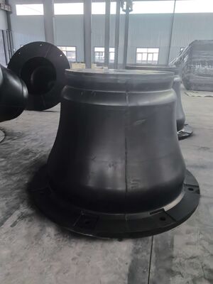 SGS Approved Cone Rubber Fenders Providing Hardness 60-70 Shore A and Weather Resistance Ideal for Marine Berthing Systems